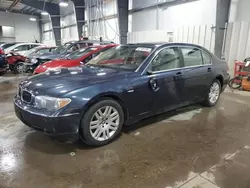 2002 BMW 745 LI en venta en Ham Lake, MN