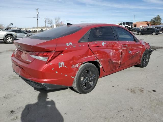 2022 Hyundai Elantra Blue