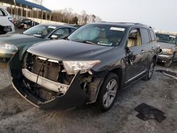 Salvage cars for sale at Spartanburg, SC auction: 2012 Toyota Highlander Limited