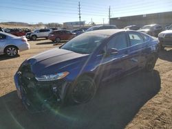 Salvage cars for sale at Colorado Springs, CO auction: 2016 Ford Fusion SE