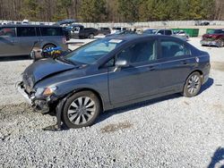 Salvage cars for sale at Gainesville, GA auction: 2009 Honda Civic EX