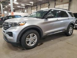 Salvage cars for sale at Blaine, MN auction: 2021 Ford Explorer XLT