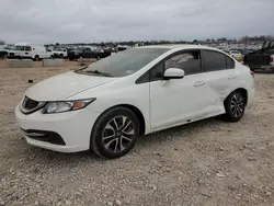 Salvage cars for sale at Oklahoma City, OK auction: 2015 Honda Civic EX