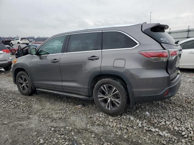 2016 Toyota Highlander XLE