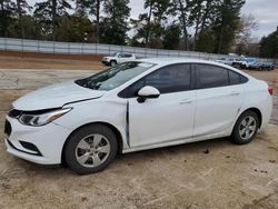 Salvage cars for sale at Longview, TX auction: 2016 Chevrolet Cruze LS