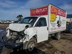 Salvage trucks for sale at Woodhaven, MI auction: 2014 Chevrolet Express G3500