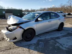 Salvage cars for sale at Ellwood City, PA auction: 2018 Toyota Corolla L