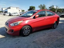 Salvage cars for sale from Copart Opa Locka, FL: 2016 Hyundai Accent SE