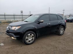 Salvage cars for sale at Chicago Heights, IL auction: 2009 Acura MDX