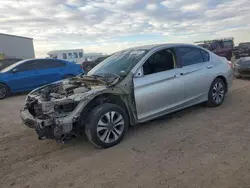 Salvage cars for sale from Copart Amarillo, TX: 2014 Honda Accord LX