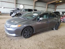 Salvage cars for sale at Houston, TX auction: 2012 Honda Civic LX