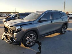 Salvage cars for sale from Copart Grand Prairie, TX: 2018 GMC Terrain SLT