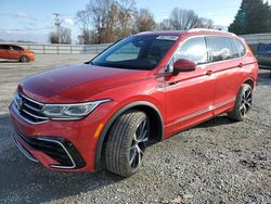 Salvage cars for sale at Gastonia, NC auction: 2024 Volkswagen Tiguan SEL R-LINE Black