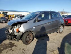 Mitsubishi salvage cars for sale: 2015 Mitsubishi Mirage DE