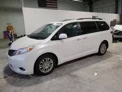 Salvage cars for sale at Greenwood, NE auction: 2017 Toyota Sienna XLE