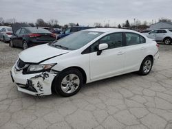 Honda salvage cars for sale: 2014 Honda Civic LX