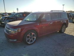 Salvage cars for sale at Indianapolis, IN auction: 2014 Ford Flex Limited