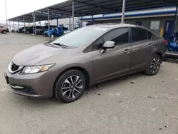 Salvage cars for sale at Sacramento, CA auction: 2013 Honda Civic EX