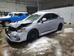 Salvage cars for sale at Candia, NH auction: 2016 Subaru WRX Limited