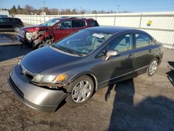 Honda salvage cars for sale: 2008 Honda Civic LX