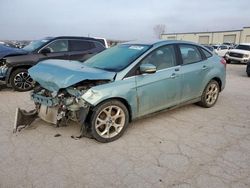 Salvage cars for sale at Kansas City, KS auction: 2012 Ford Focus SEL