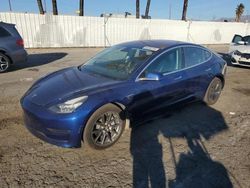 Salvage cars for sale at Van Nuys, CA auction: 2018 Tesla Model 3