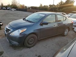 2016 Nissan Versa S en venta en San Martin, CA