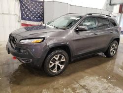 Jeep Vehiculos salvage en venta: 2017 Jeep Cherokee Trailhawk