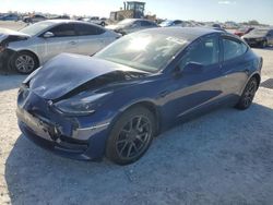 Salvage cars for sale at Arcadia, FL auction: 2022 Tesla Model 3