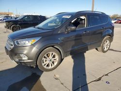 Salvage cars for sale at auction: 2018 Ford Escape SEL