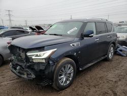 Salvage cars for sale at Elgin, IL auction: 2020 Infiniti QX80 Luxe