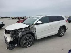 2017 Toyota Highlander Hybrid Limited en venta en Lebanon, TN