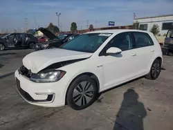 2018 Volkswagen E-GOLF SE en venta en Wilmington, CA