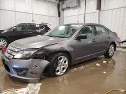 Salvage cars for sale at Franklin, WI auction: 2010 Ford Fusion SE