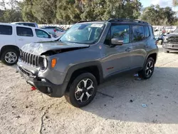 Salvage SUVs for sale at auction: 2020 Jeep Renegade Trailhawk