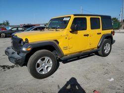 Salvage cars for sale at Homestead, FL auction: 2020 Jeep Wrangler Unlimited Sport