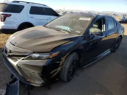 Salvage cars for sale at Brighton, CO auction: 2022 Toyota Camry SE