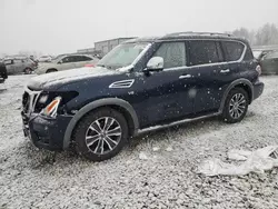 Salvage cars for sale at Wayland, MI auction: 2020 Nissan Armada SV