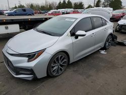 Toyota salvage cars for sale: 2020 Toyota Corolla SE