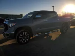 Salvage cars for sale at Wilmer, TX auction: 2018 Toyota Tundra Crewmax Limited