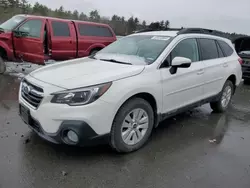 Salvage cars for sale from Copart Windham, ME: 2018 Subaru Outback 2.5I Premium