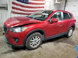 Salvage cars for sale at Lyman, ME auction: 2014 Mazda CX-5 Touring