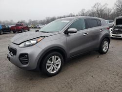 Salvage cars for sale at Ellwood City, PA auction: 2018 KIA Sportage LX