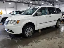 Salvage cars for sale from Copart Ham Lake, MN: 2013 Chrysler Town & Country Touring L