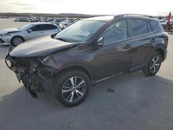 Salvage cars for sale at Grand Prairie, TX auction: 2017 Toyota Rav4 XLE