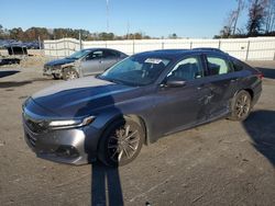 Salvage cars for sale at Dunn, NC auction: 2021 Honda Accord EXL