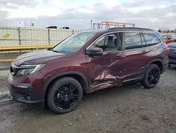 Salvage cars for sale at Dyer, IN auction: 2022 Honda Pilot SE