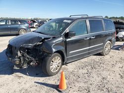 Salvage cars for sale at Houston, TX auction: 2015 Chrysler Town & Country Touring L