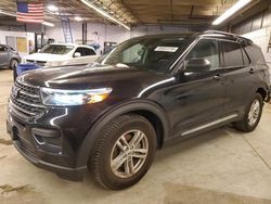 Salvage cars for sale from Copart Wheeling, IL: 2021 Ford Explorer XLT