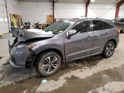 Salvage cars for sale at Center Rutland, VT auction: 2018 Acura RDX Advance